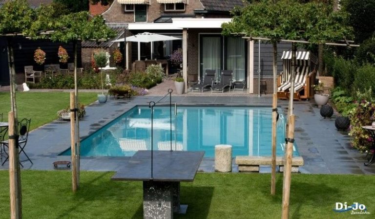 Plezier maken en genieten in dit mooie zwembad